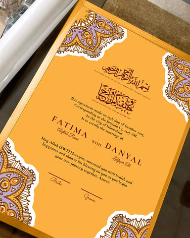 Nikkah Nama 11 Nikkah Nama 11
