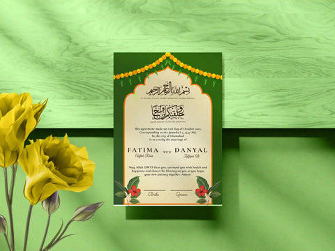 Nikkah Nama 20 Nikkah Nama 20