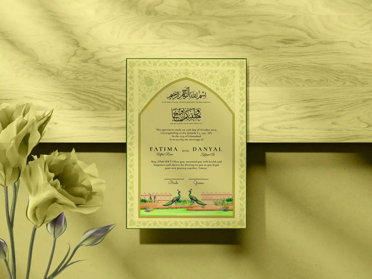 Nikkah Nama 21