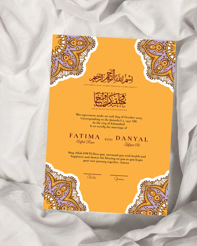 Nikkah Nama 11 Nikkah Nama 11
