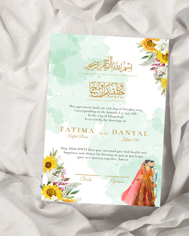 Nikkah Nama 19 Nikkah Nama 19