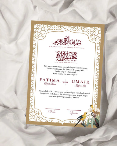 Nikkah Nama 8 Nikkah Nama 8