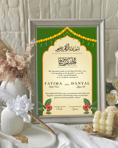 Nikkah Nama 20 Nikkah Nama 20