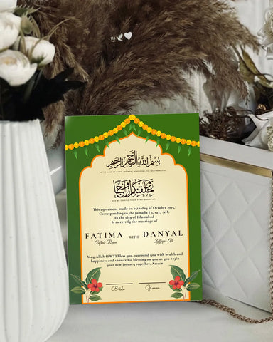 Nikkah Nama 20 Nikkah Nama 20