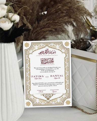 Nikkah Nama 9 Nikkah Nama 9