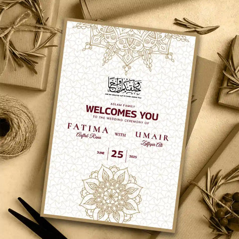 Welcome Card 8 Welcome Card 8