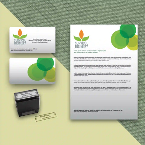 Green & White Business Essentials Set – Eco-Friendly Corporate Stationery Green & White Business Essentials Set – Eco-Friendly Corporate Stationery
