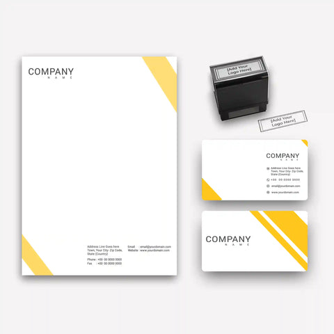 Minimalist Yellow Business Essentials Bundle – Sleek & Professional Minimalist Yellow Business Essentials Bundle – Sleek & Professional