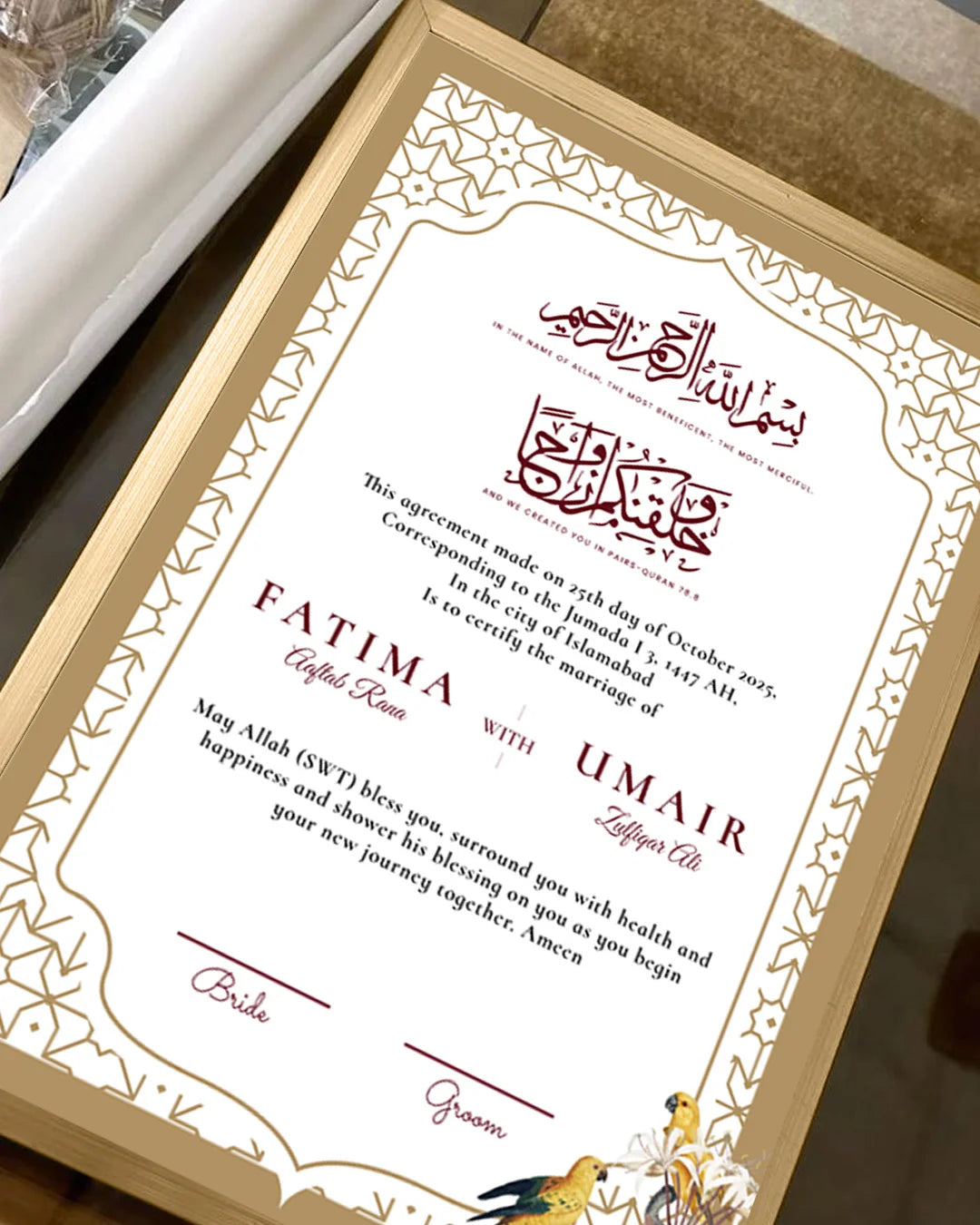 Nikkah Nama 8