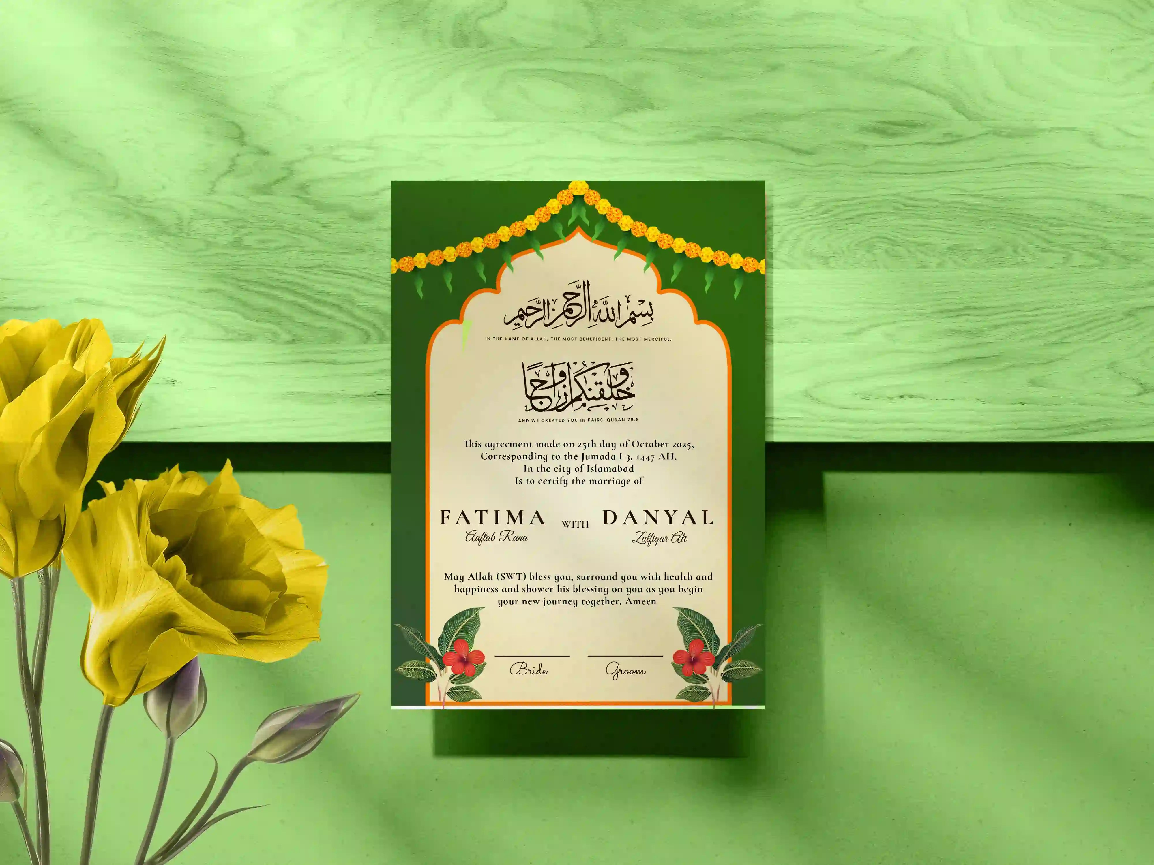Nikkah Nama 20