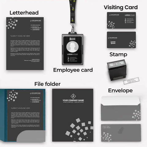 Corporate Business Essentials Bundle – Sleek Midnight Luxe