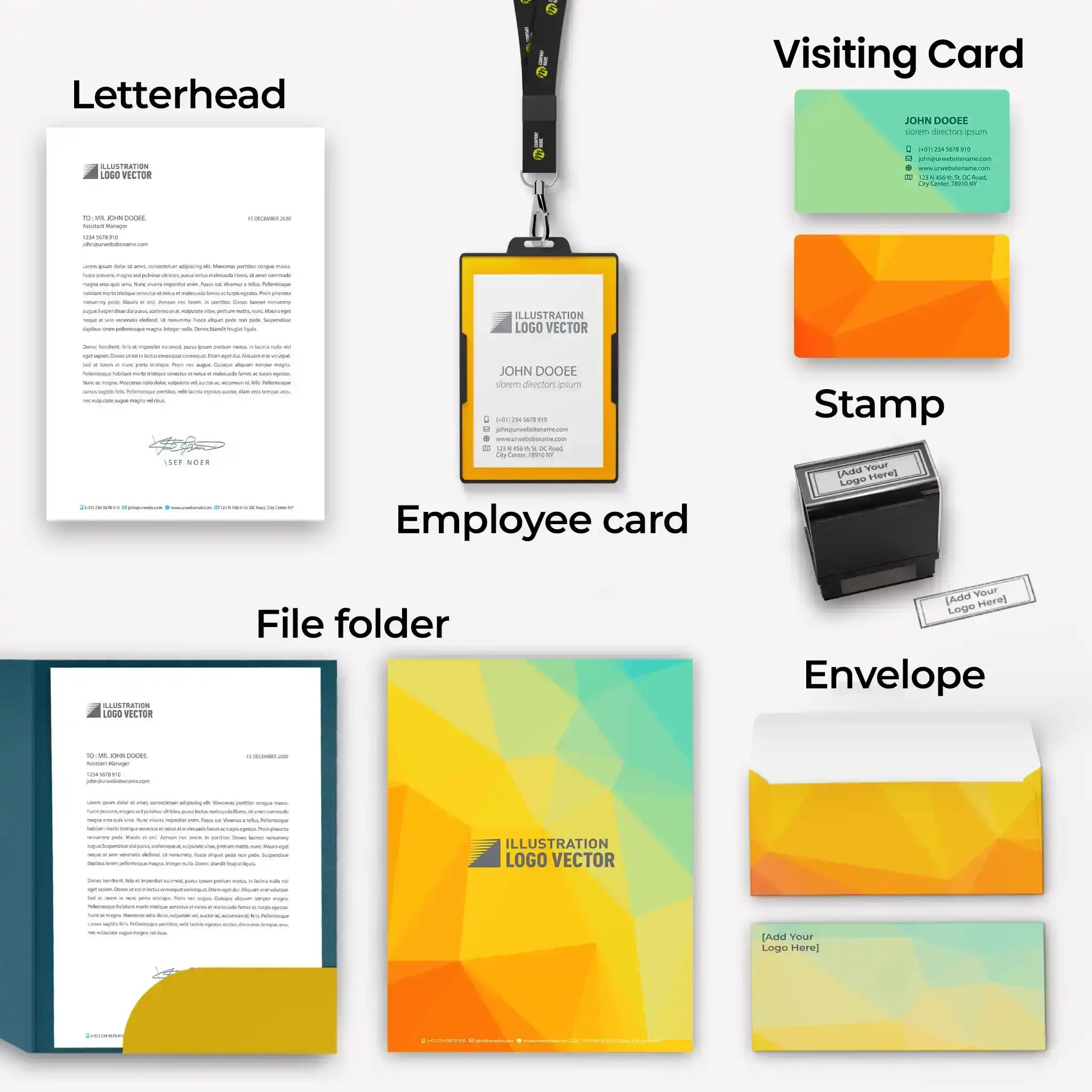 Premium Corporate Stationery Bundle – Includes 6 Items