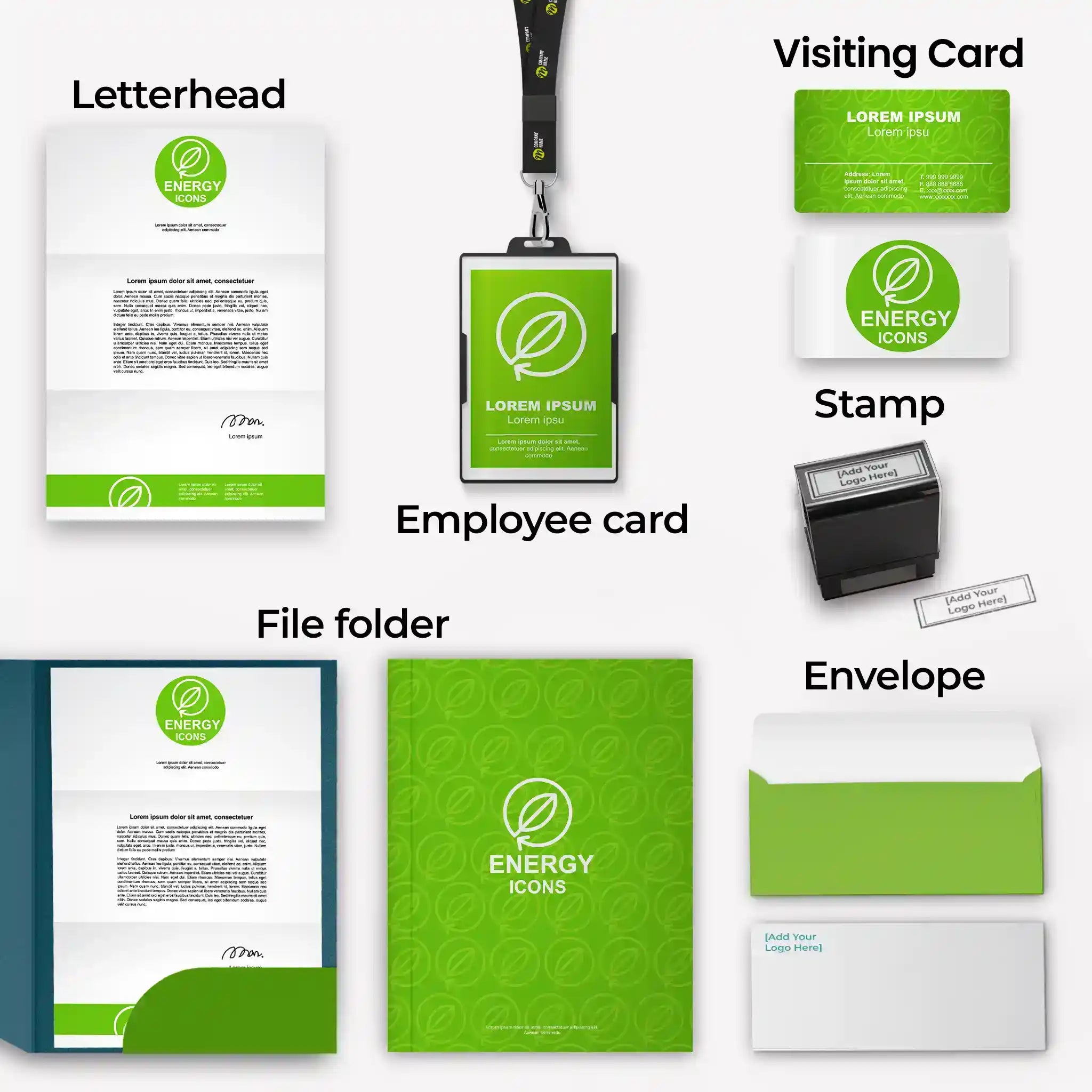 Eco-Green Corporate Essentials Bundle – Sustainable & Professional