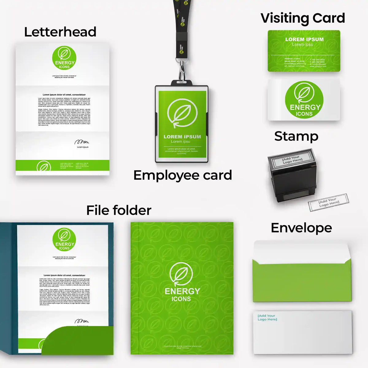 Eco-Green Corporate Essentials Bundle – Sustainable & Professional