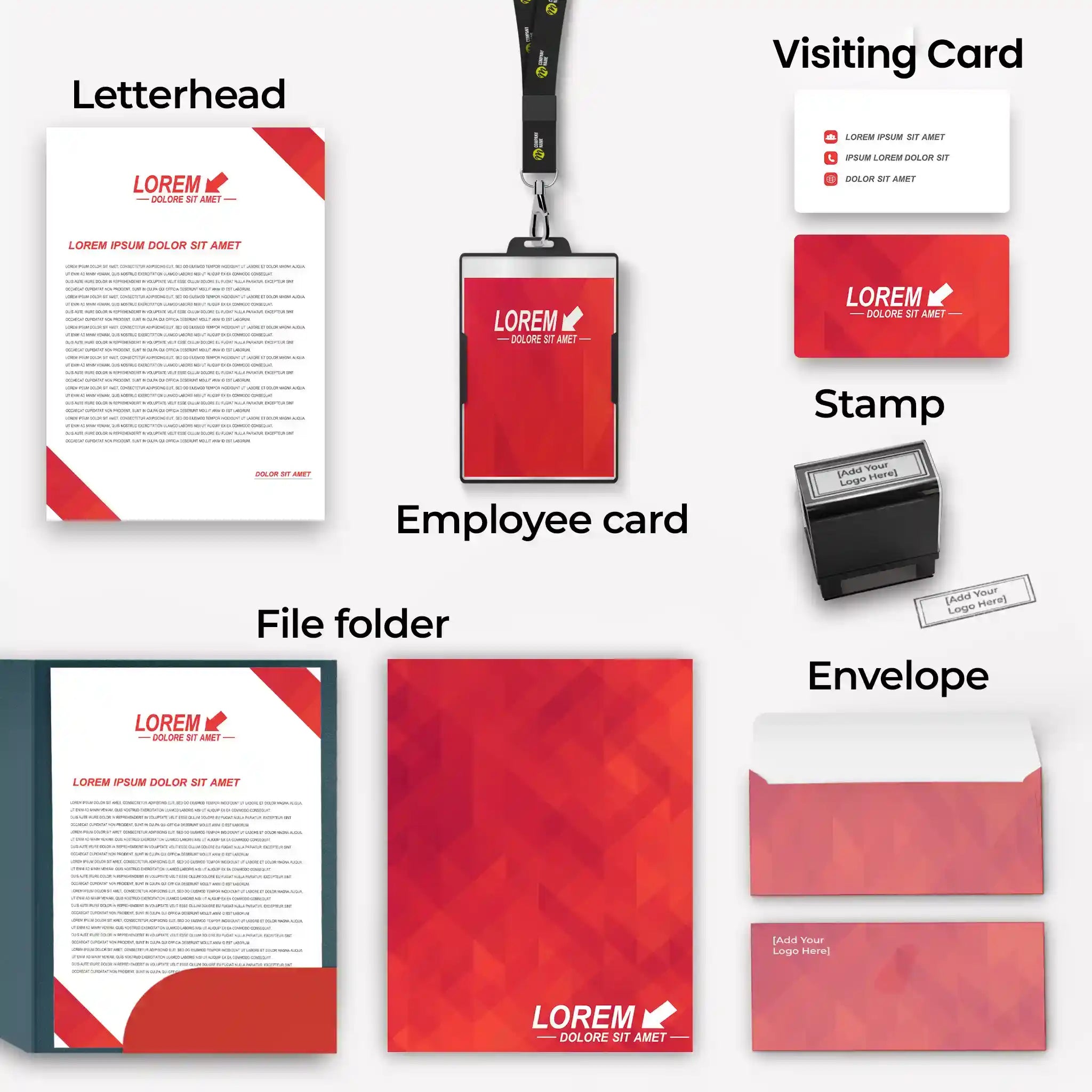 Corporate Business Essentials Bundle – Red Impact