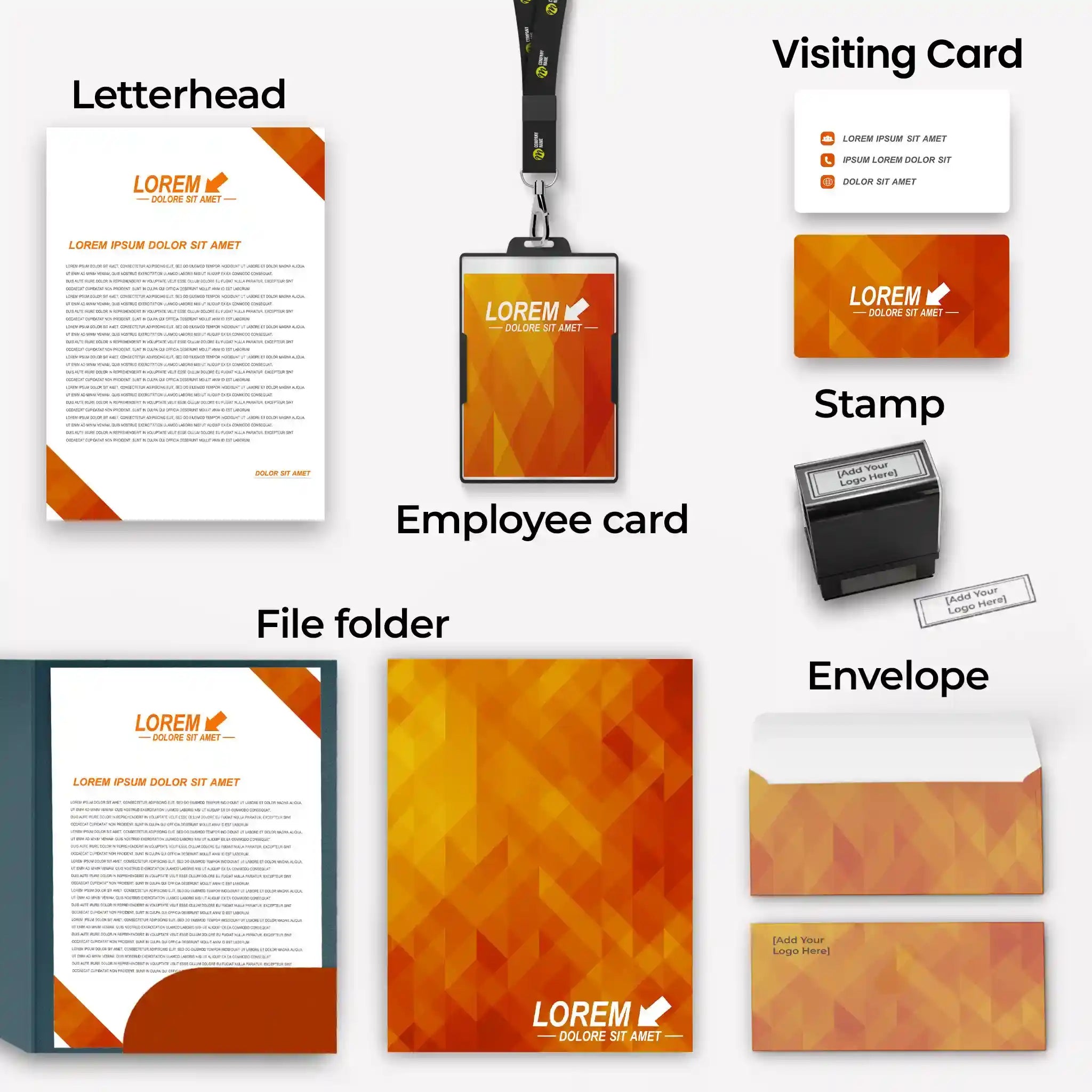 Corporate Business Essentials Bundle – Amber Elegance