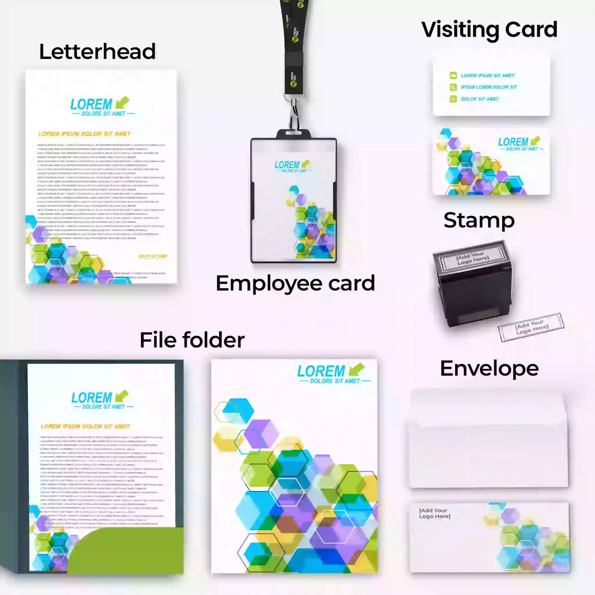 Corporate Business Essentials Bundle – Geometric Vibrance