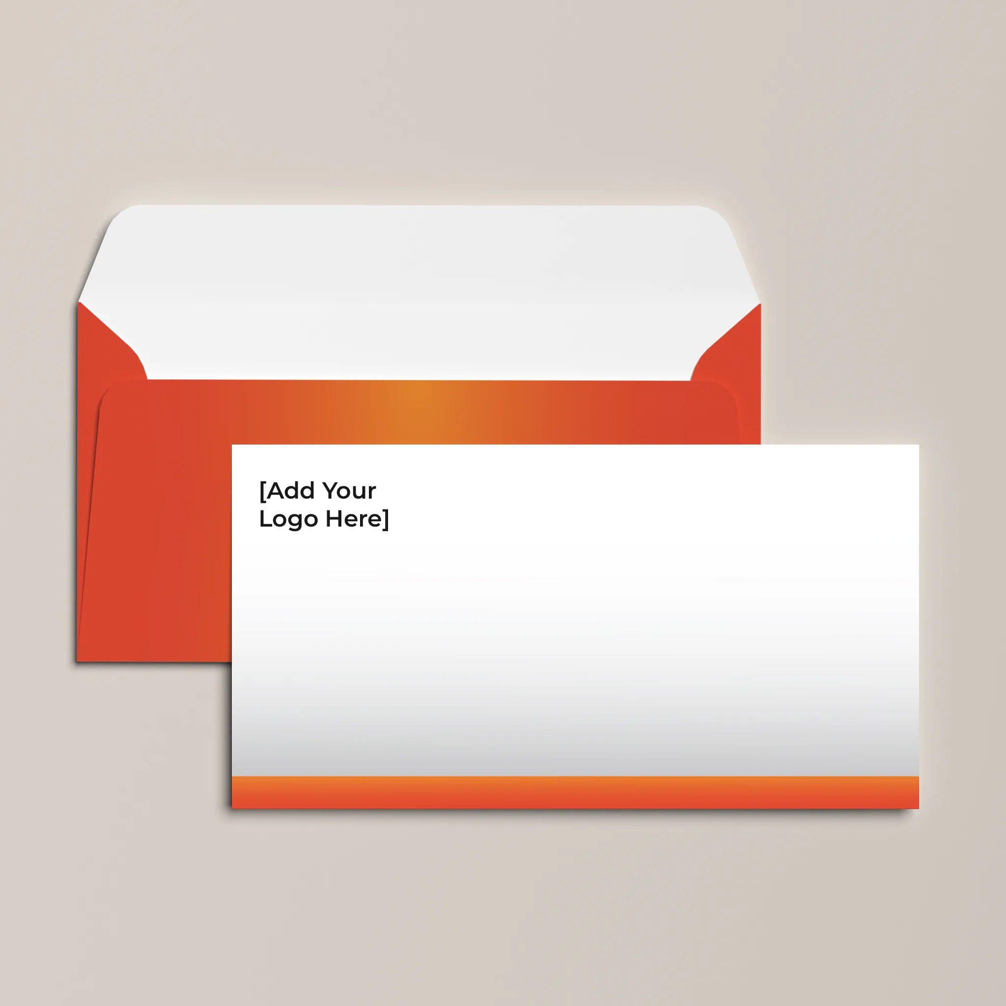 Orange & White Corporate Stationery Set – Includes 6 Items