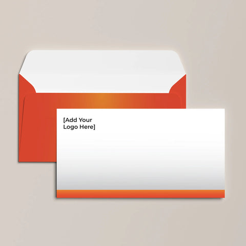 Orange & White Corporate Stationery Set – Includes 6 Items