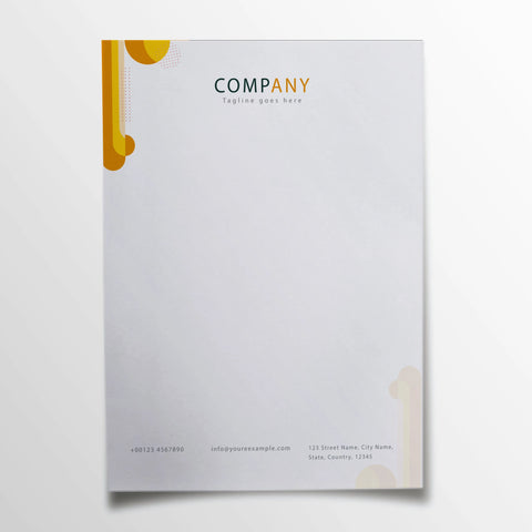 Modern Minimalist Letterhead – Clean & Professional Design