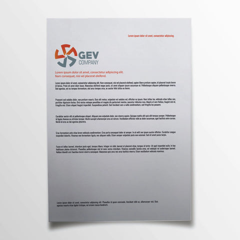 Gradient Business Letterhead – Corporate & Elegant