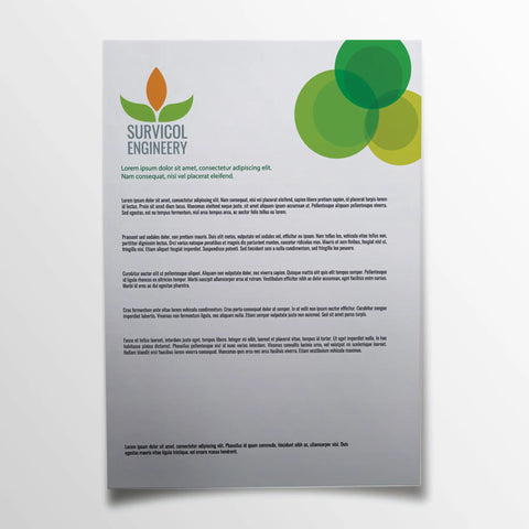 Engineering Letterhead – Eco-Friendly & Professional