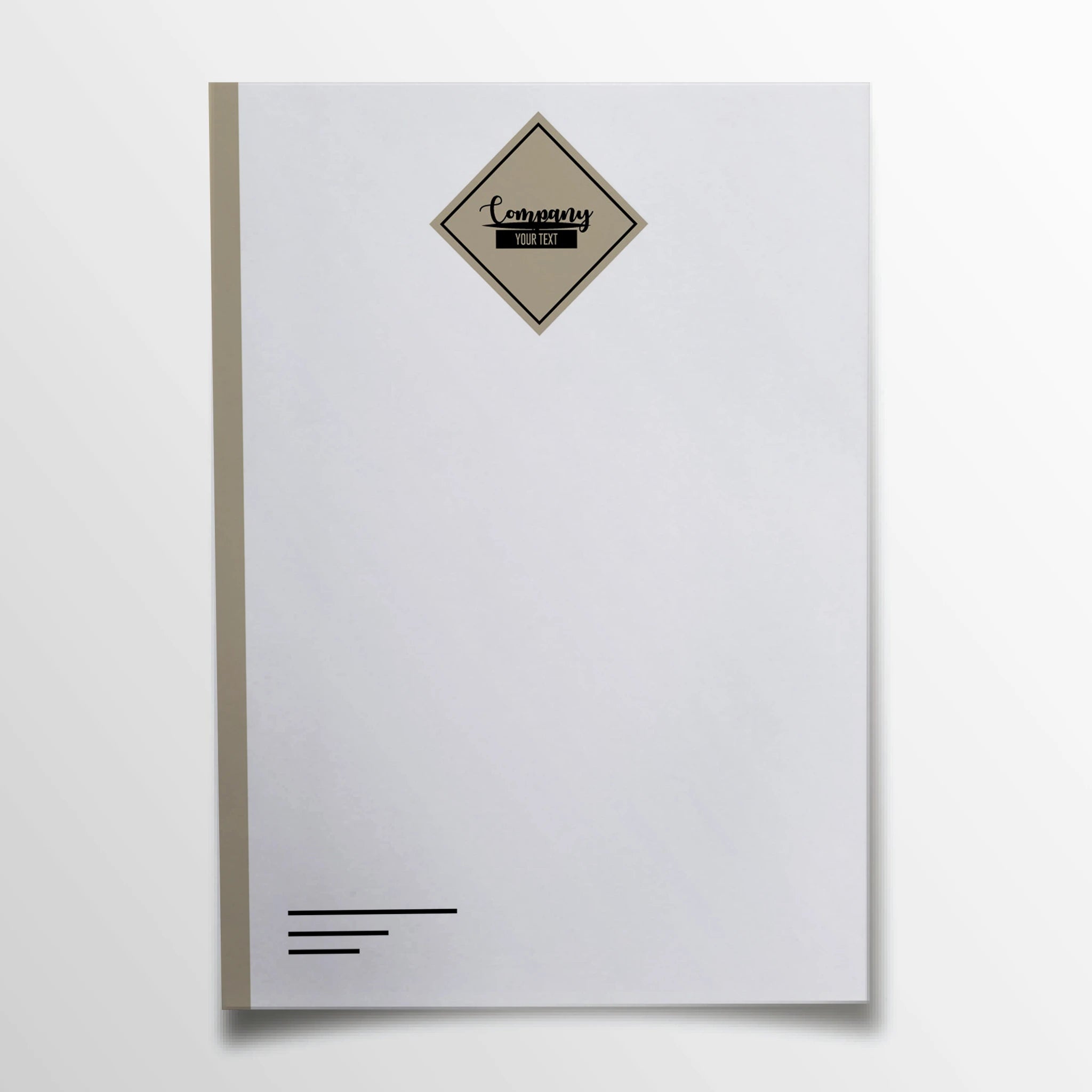 Luxury Gold Letterhead – Elegant & Professional Design