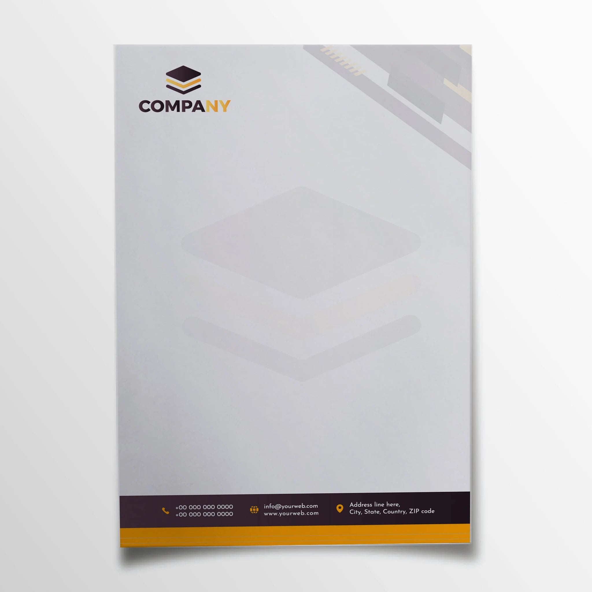 Modern Business Letterhead – Corporate Stationery