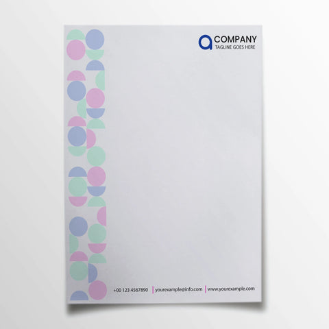 Minimalist Pastel Letterhead – Elegant & Professional