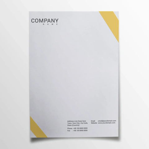 Minimalist Business Letterhead – Clean & Professional Design