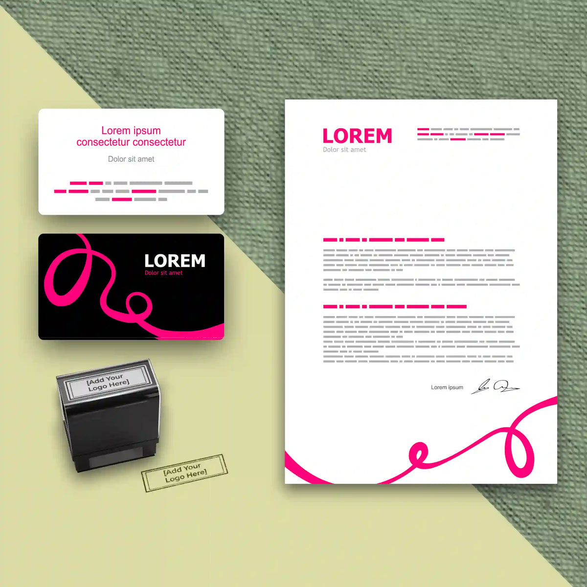Startup Business Essentials Bundle – Bold Pink & Black