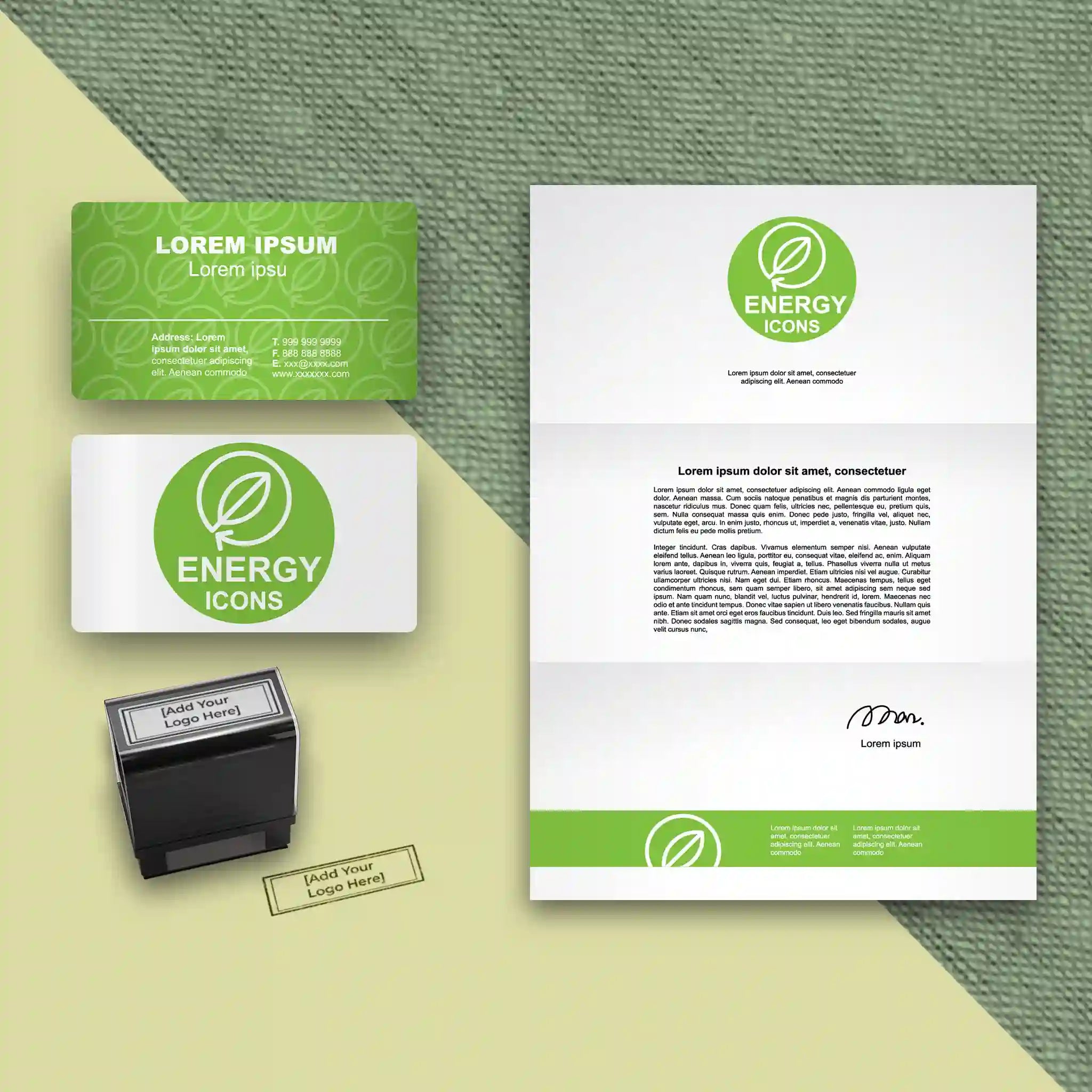 Eco-Green Business Essentials Bundle – Sustainable & Professional