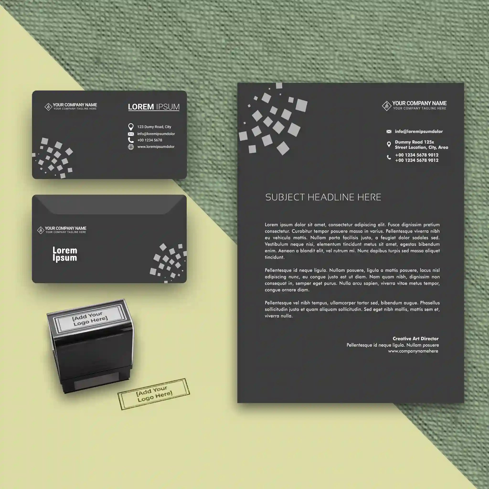 Startup Business Essentials Bundle – Sleek Midnight Luxe