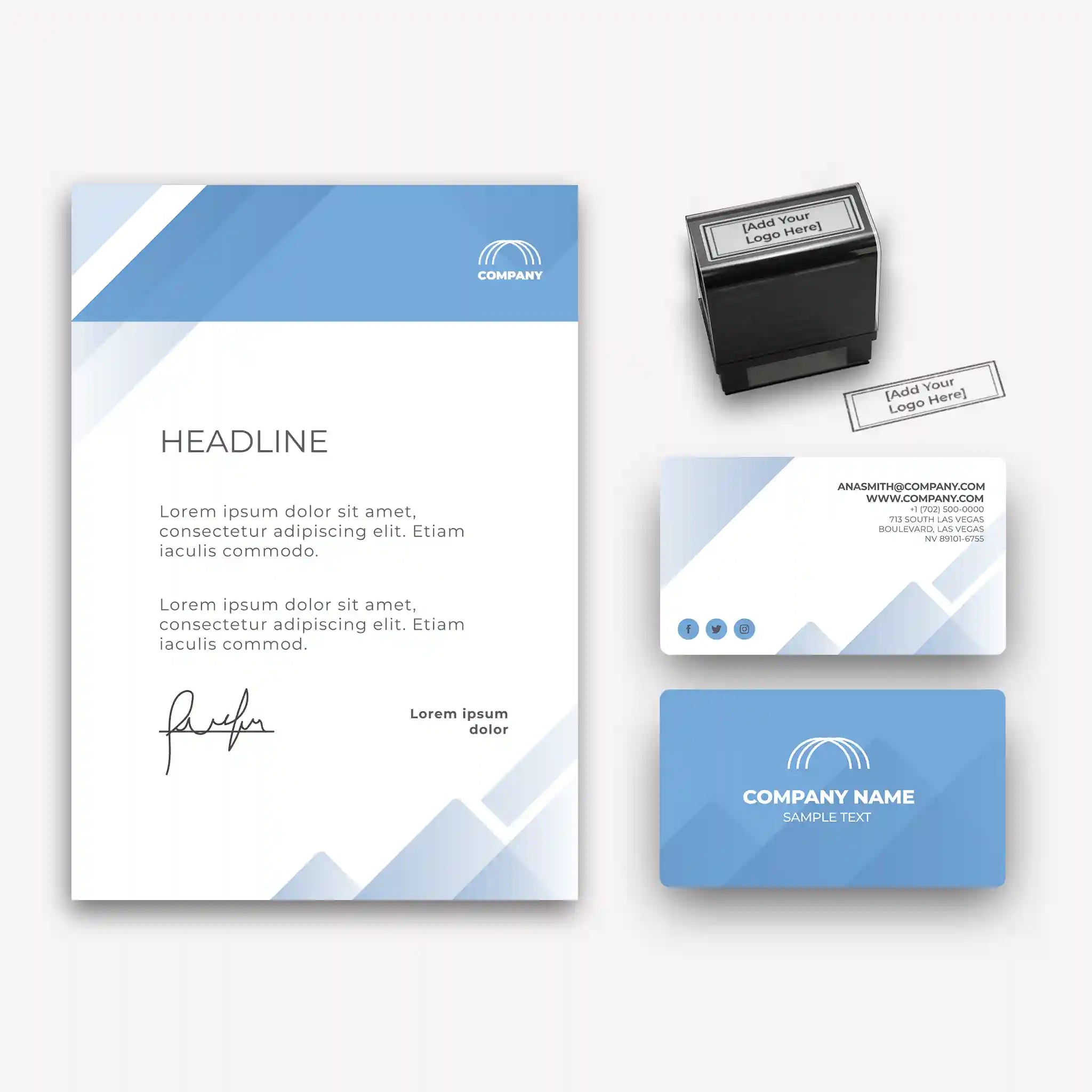 Corporate Blue Business Essentials Bundle – Sleek & Professional