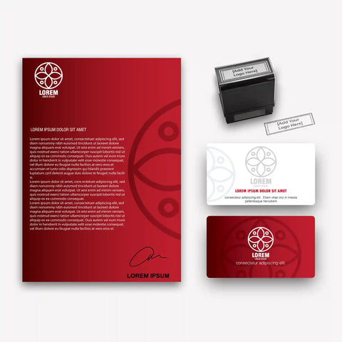 Luxury Red Business Essentials Bundle – Bold & Professional
