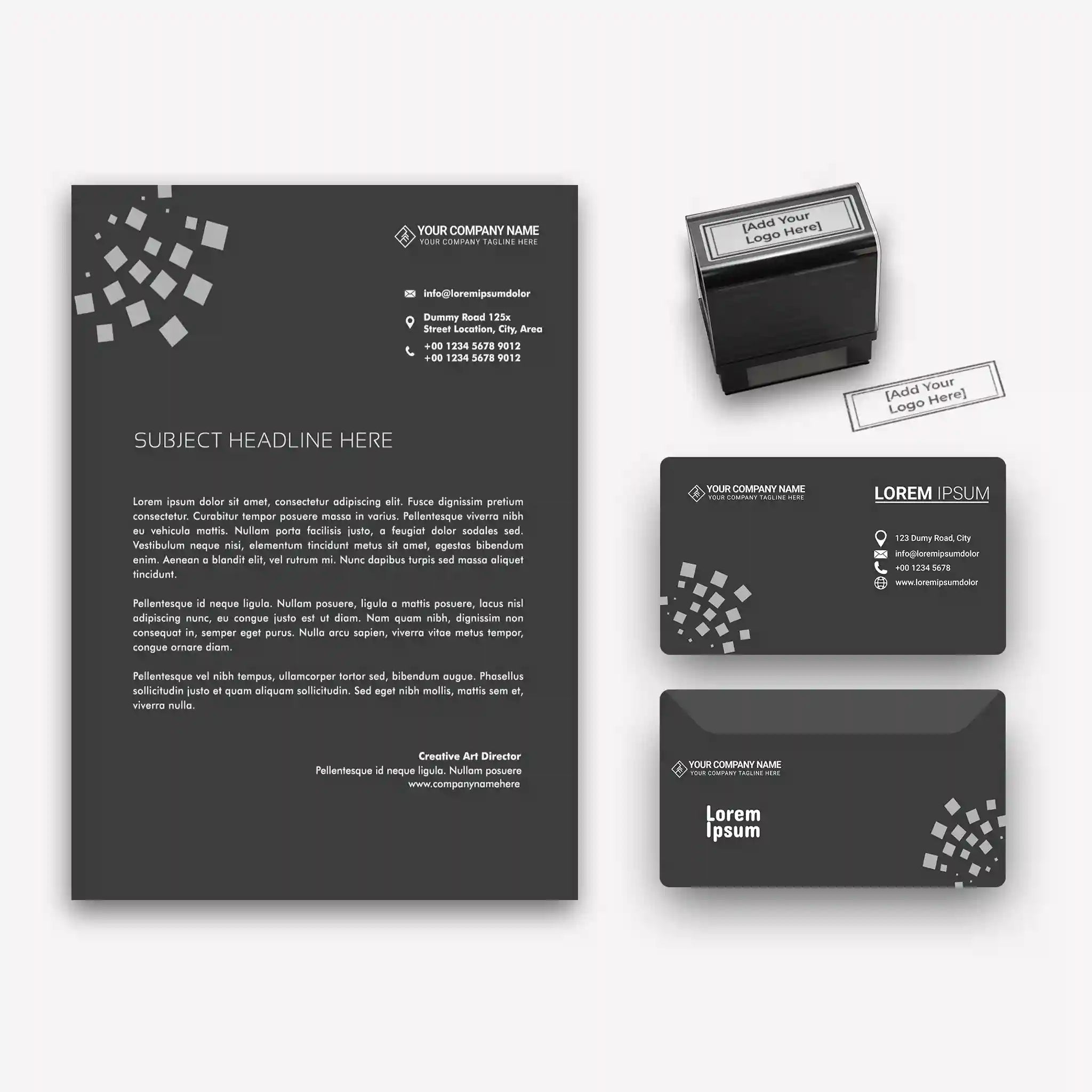 Startup Business Essentials Bundle – Sleek Midnight Luxe