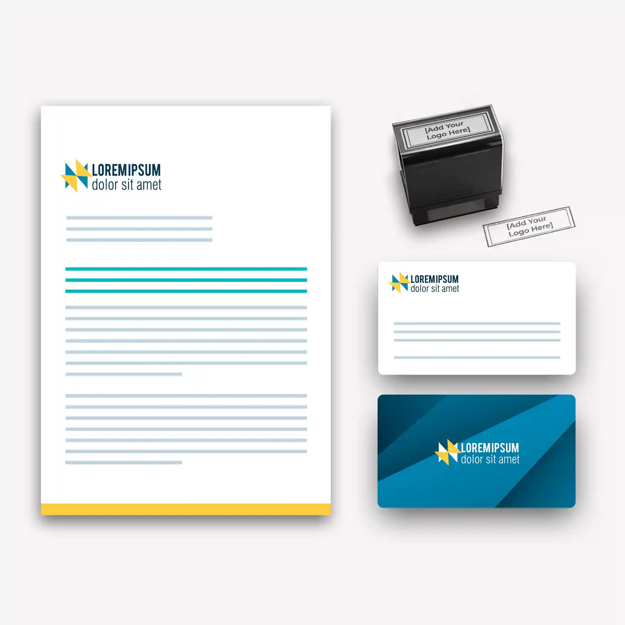 Startup Business Essentials Bundle – Blue & Yellow Accents