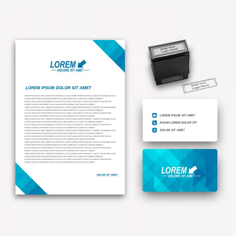 Startup Business Essentials Bundle – Blue Geometric Design