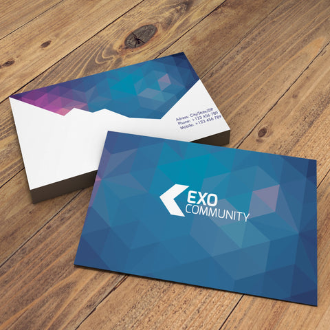 Geometric Business Cards – Elegant & Modern Design