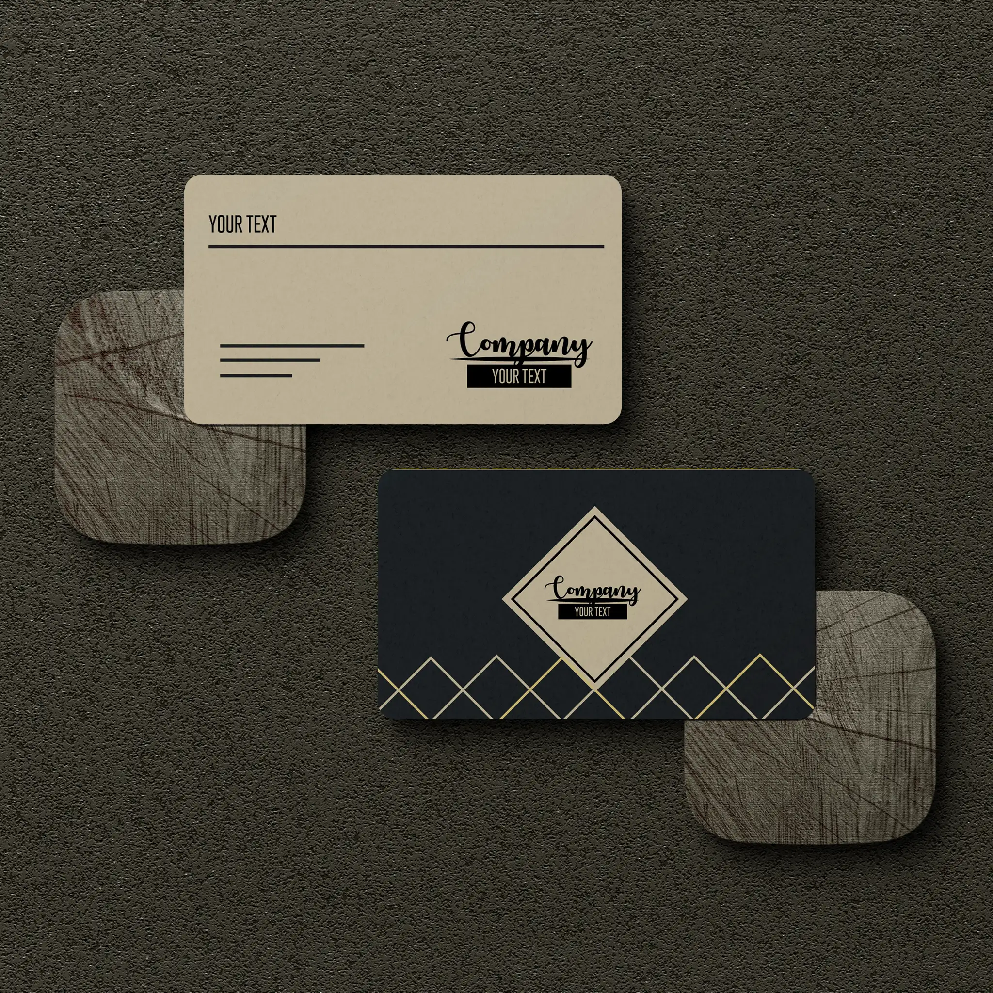 Elegant Black & Gold Business Cards – Luxury & Sophistication