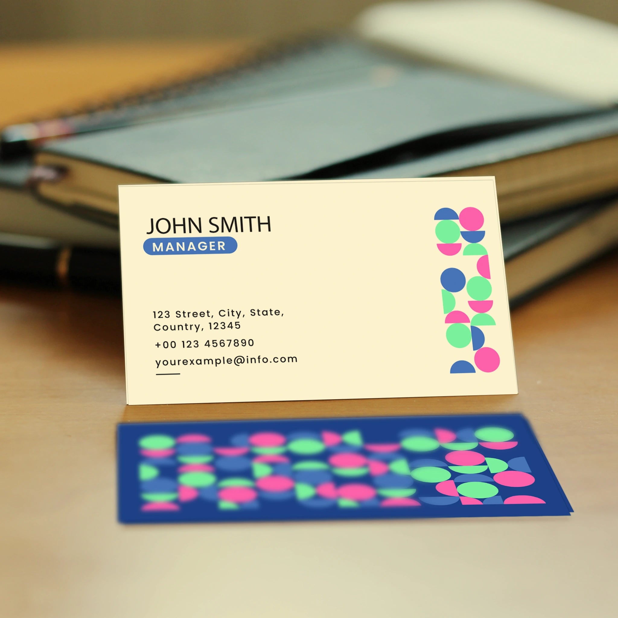 Modern Business Cards – Custom Geometric Design