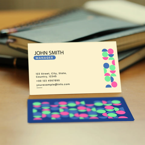 Modern Business Cards – Custom Geometric Design
