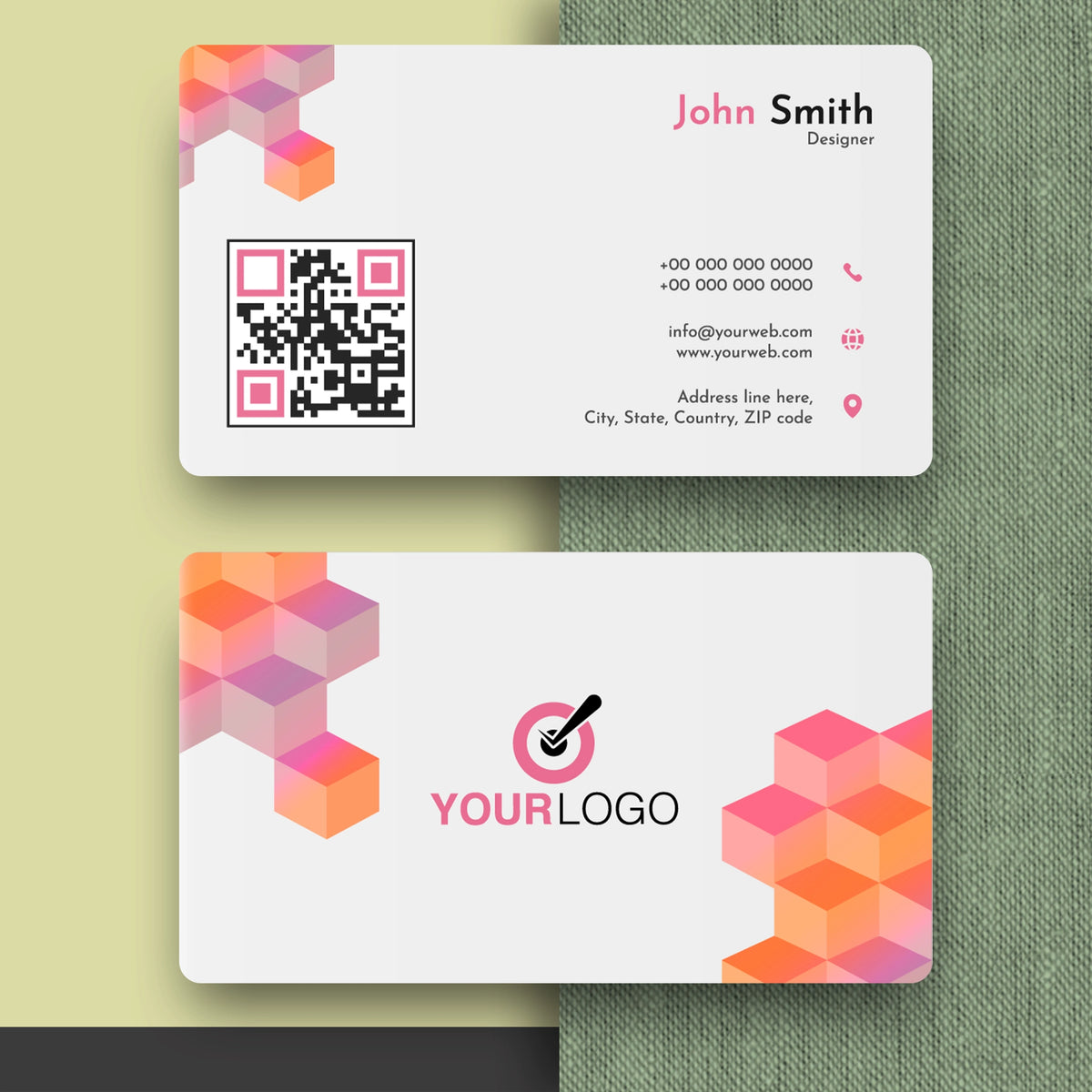 Modern QR Code Business Cards – Smart & Stylish Networking
