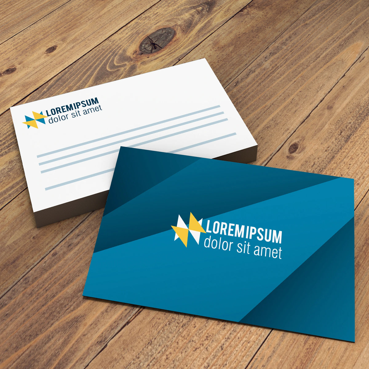 Teal Business Cards – Sleek & Professional