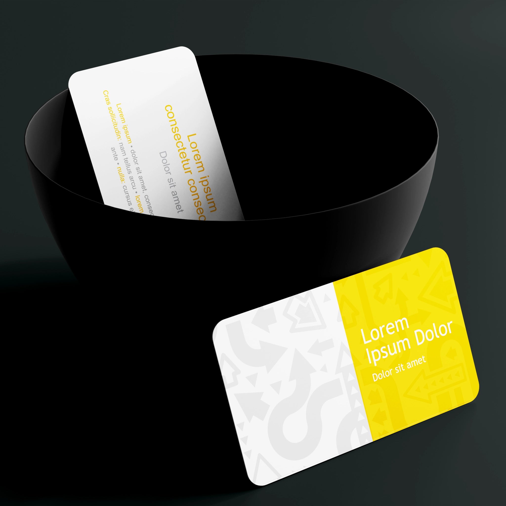 Orange & White Business Cards – Bold & Modern