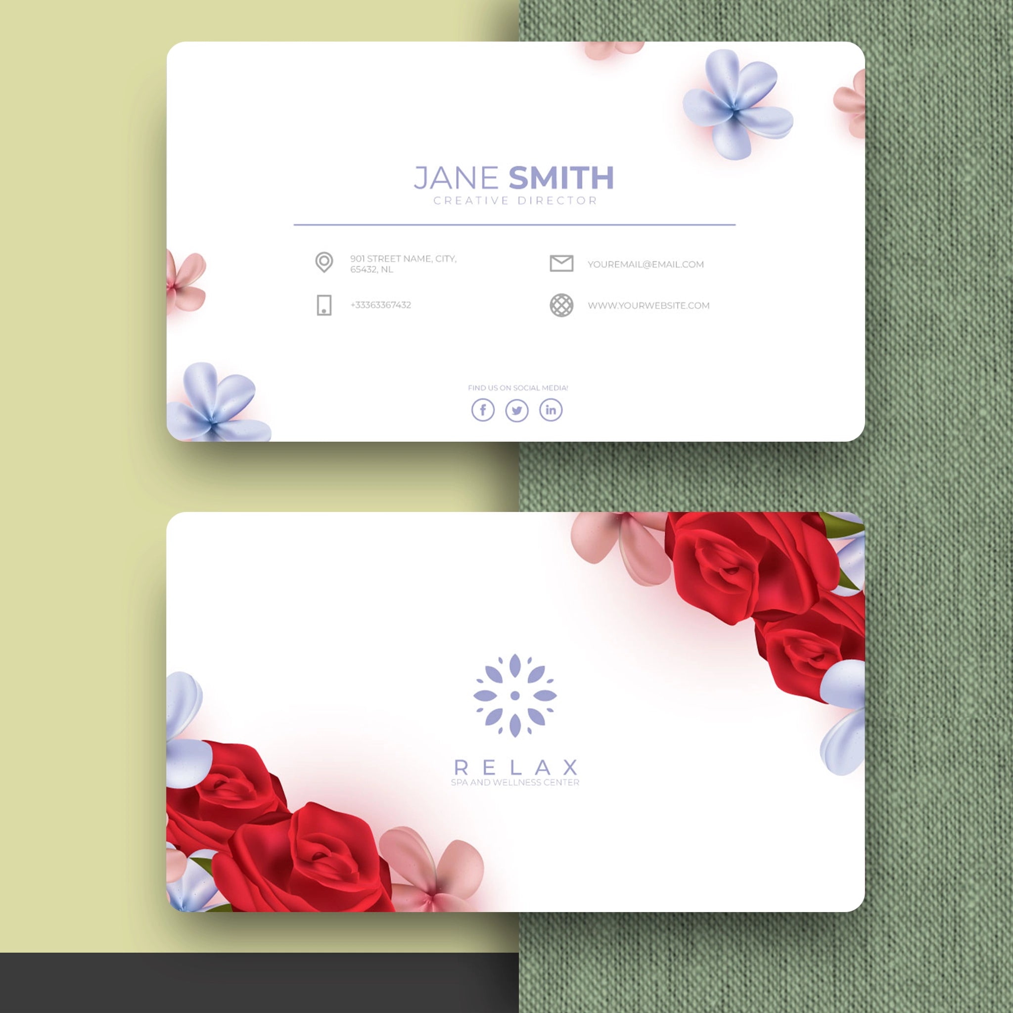 Corporate Business Essentials Bundle – Floral Elegance