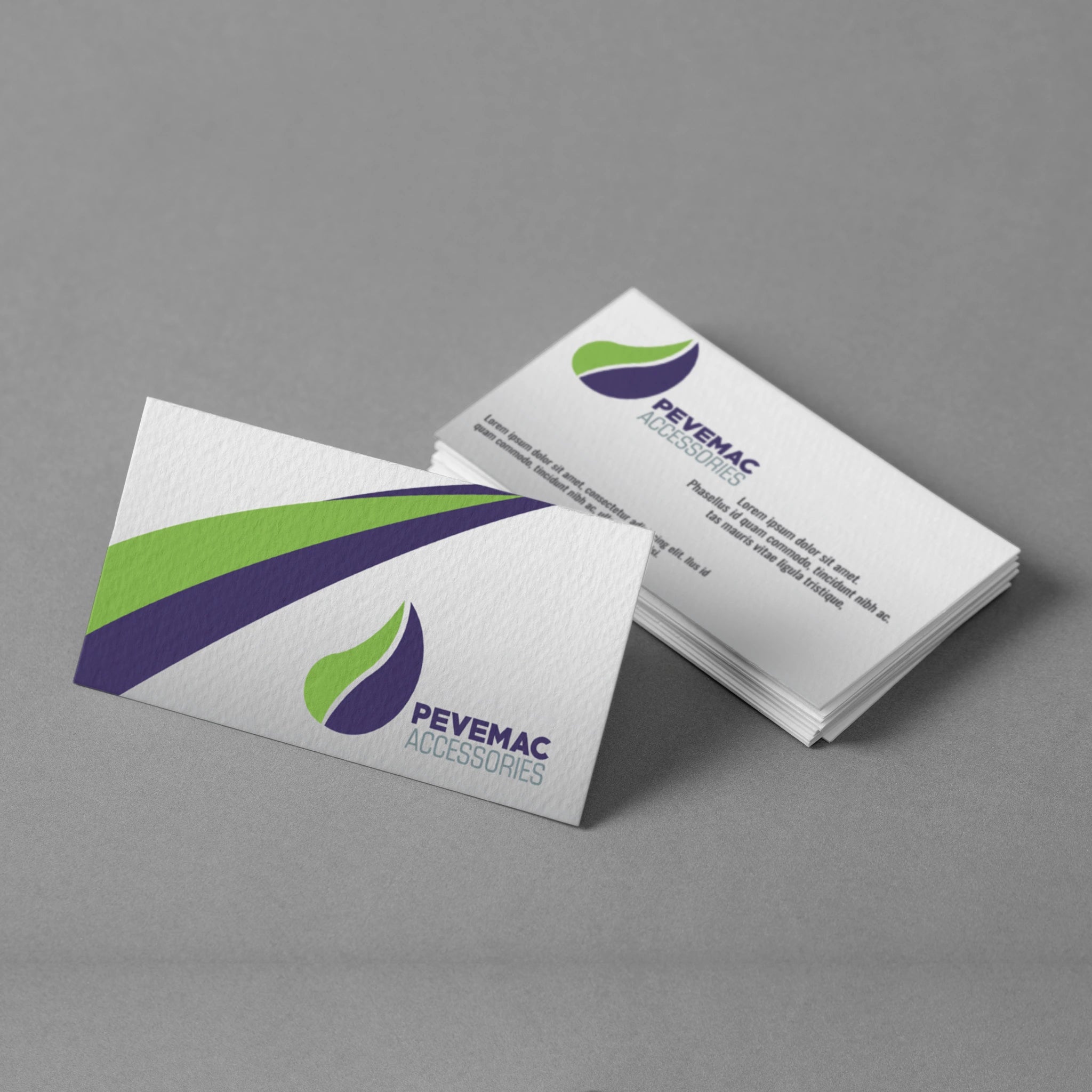 Elegant Beige & Green Business Cards – Modern & Professional