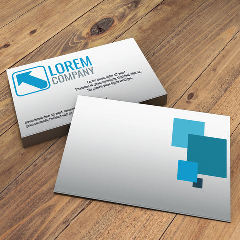 Beige & Blue Business Cards – Corporate & Minimalist Design