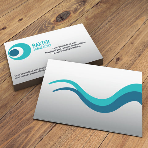 Beige & Teal Business Cards – Sleek & Professional Design