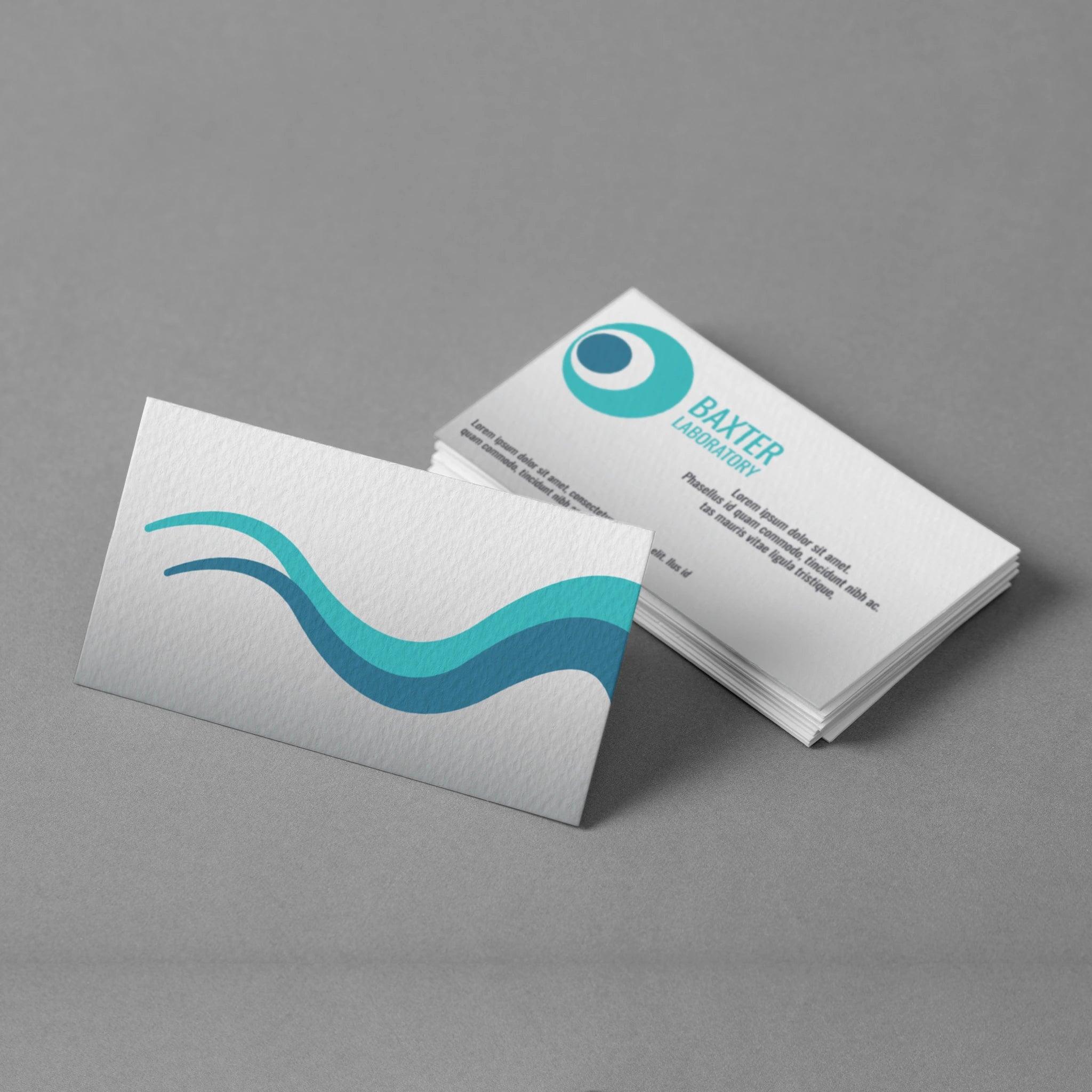 Beige & Teal Business Cards – Sleek & Professional Design
